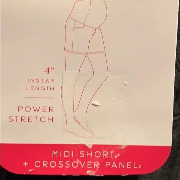 Isabel Maternity MIDI Shorts Black 8 waist 29 NWT - Picture 10 of 12